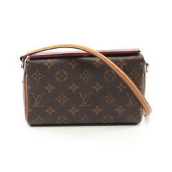 Louis Vuitton Recital Handbag Leather Monogram Brown - Picture 1 of 7